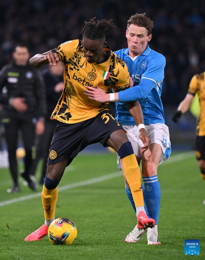 Italian Serie A: Napoli vs. Inter Milan-Xinhua