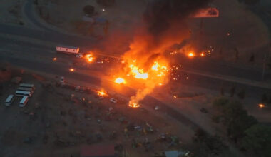 Tanker carrying natural gas explodes on highway in Nigeria; several feared dead