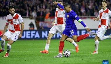 UEFA Nations League quarterfinal: Croatia vs. France-Xinhua