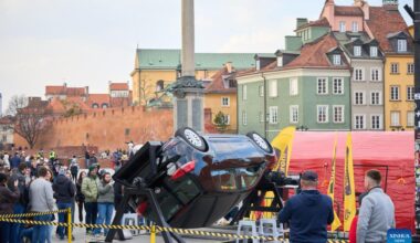 Safety demonstration held in Warsaw, Poland-Xinhua