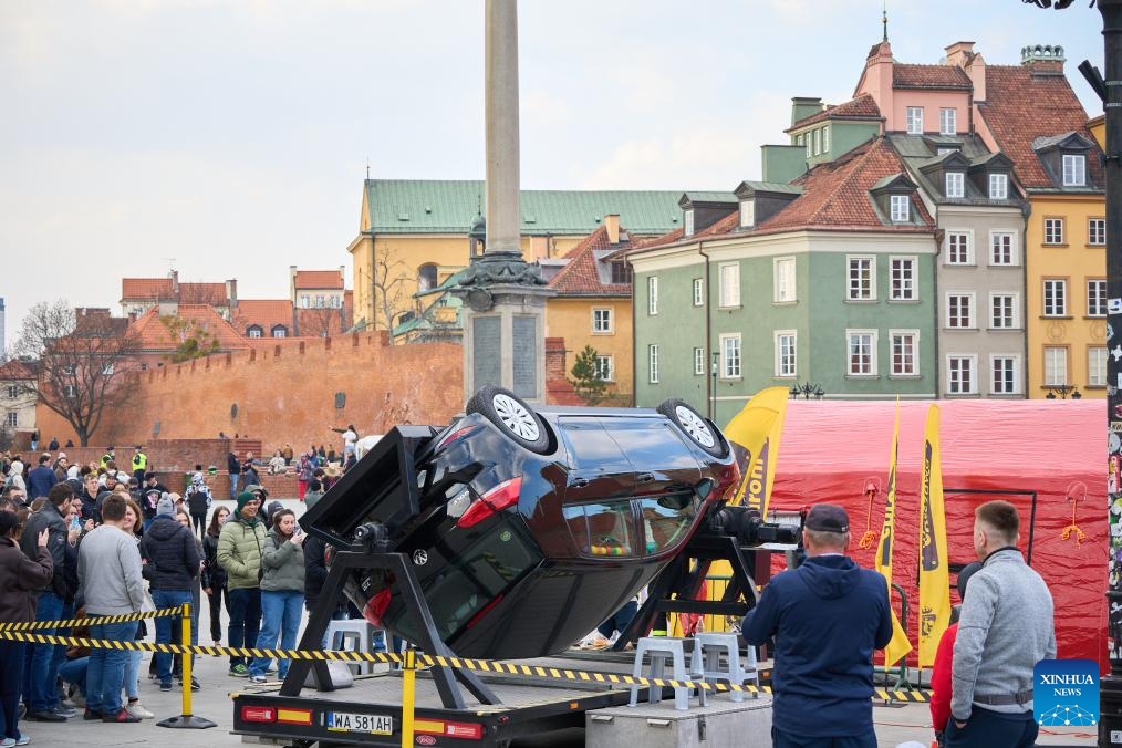 Safety demonstration held in Warsaw, Poland-Xinhua