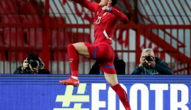 UEFA Nations League play-offs 2nd leg football match: Serbia vs. Austria-Xinhua