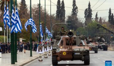 Greece commemorates Independence Day with military parade-Xinhua