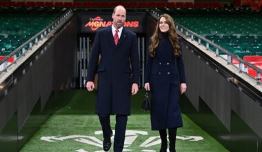 Kate Middleton and Prince William at Friendly Odds During Wales vs England Rugby Match