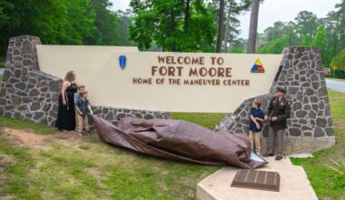 Defense secretary reverts name of another Army base, saying Fort Moore is now Fort Benning
