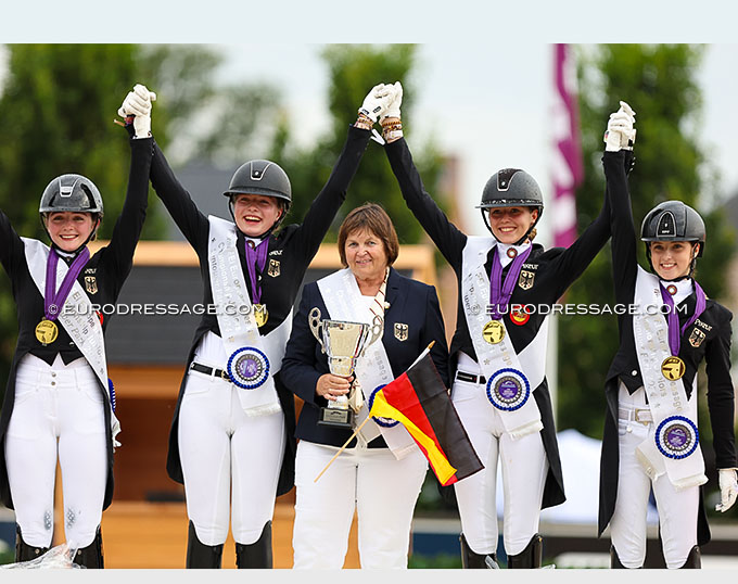 Team Germany, Rose Oatley, and Marie Sohler Win Gold at 2024 European Junior Riders Championships