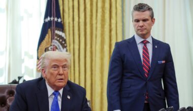 Majority unhappy with Trump's appointees, as some face heat over group chat with military plans