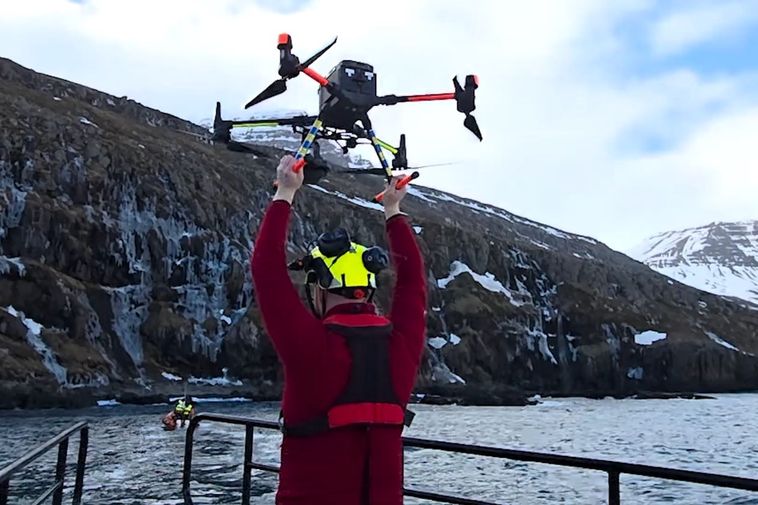 Video footage and photos from the rescue mission