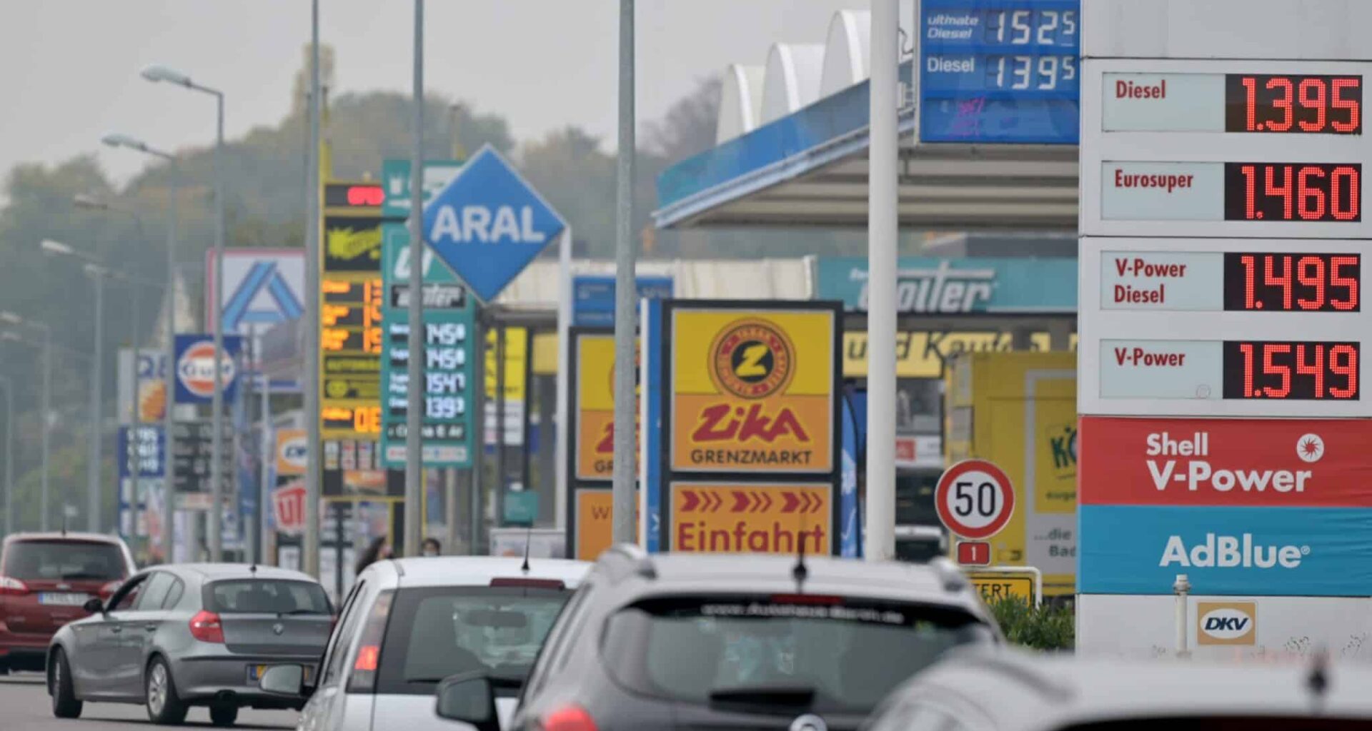 Das kosten Benzin und Diesel aktuell (28. März 2025)