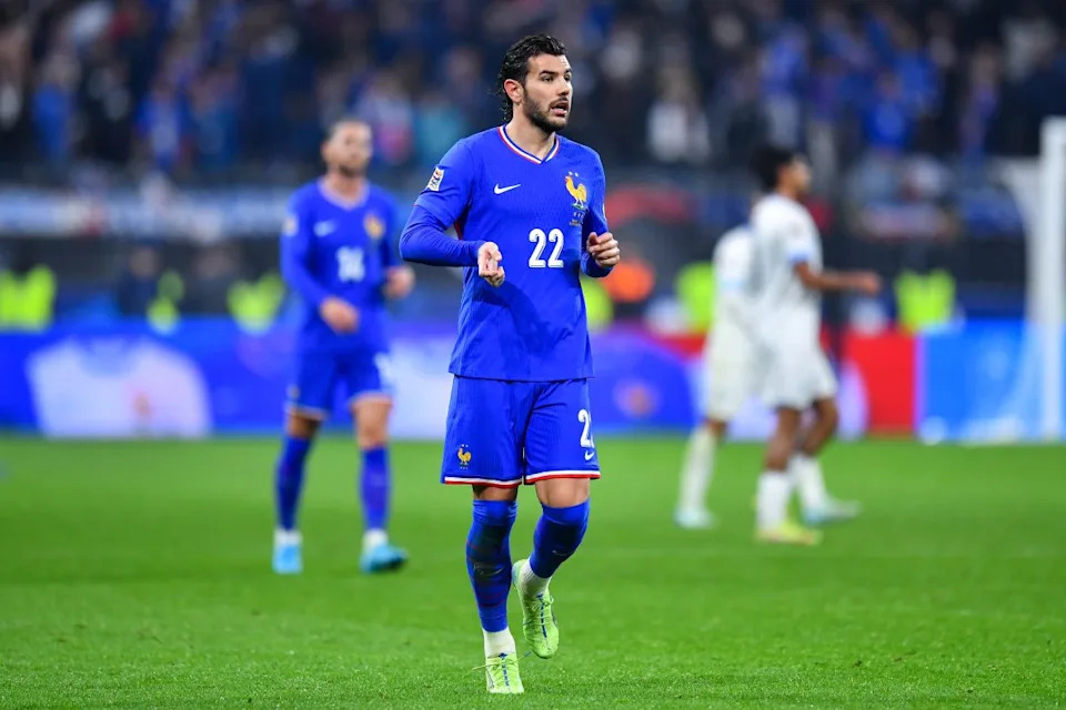 France’s Theo Hernandez trains seperately ahead of Croatia tie