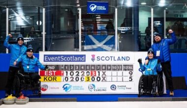 Estonian wheelchair curling duo win historic medal in Scotland to reach Paralympics | News