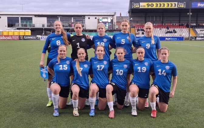Üleminuti värav tõi neidude U-17 koondisele valikturniiri kolmanda viigi | Jalgpall