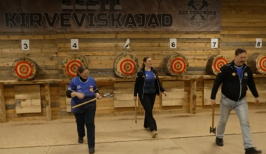 Local axe-thrower family wants to bring 2028 championship to Estonia | News