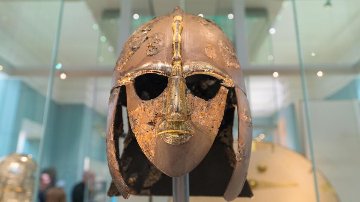 Ancient stamp shows Sutton Hoo helmet may be from Denmark