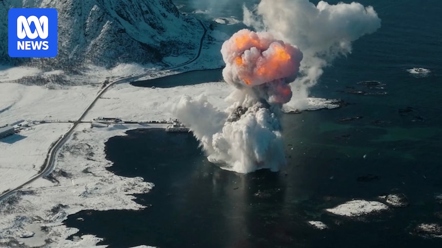 German startup's space rocket explodes seconds after take-off from Norway