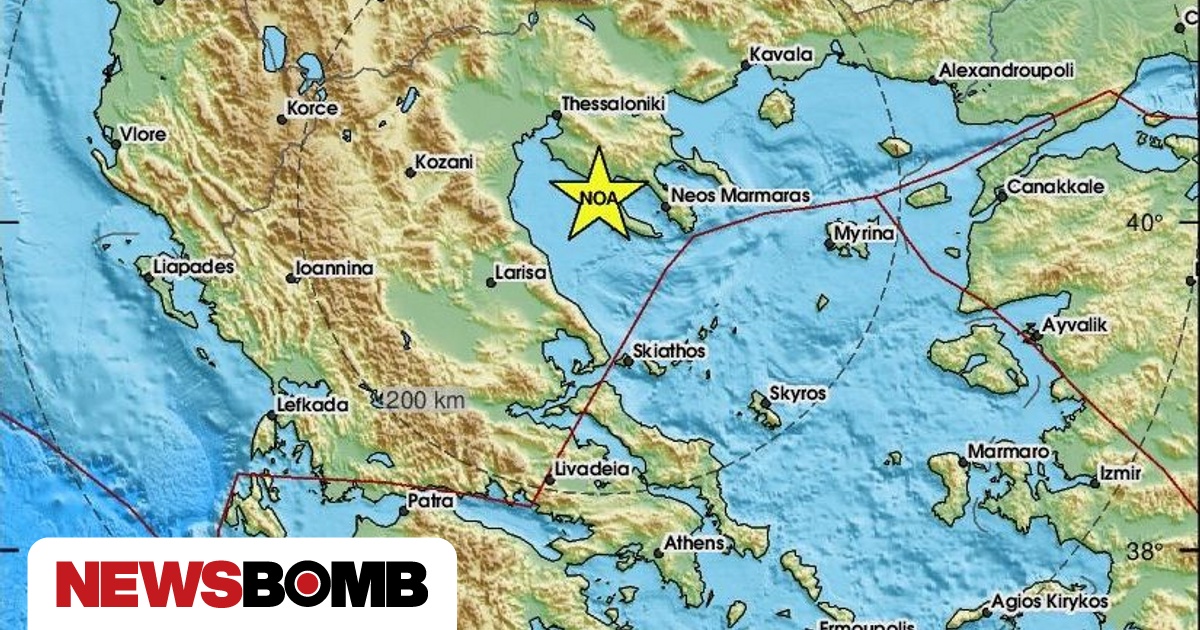 Σεισμός κοντά στα Νέα Μουδανιά - Αισθητός και στη Θεσσαλονίκη (pics)