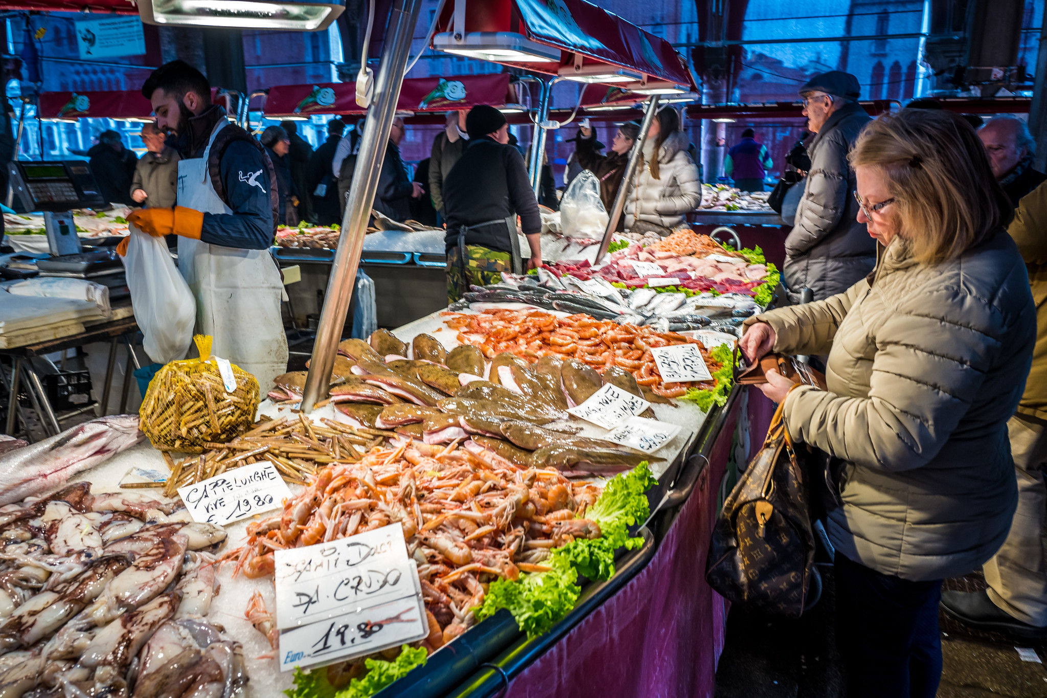 venice things to do - Rialto fish market
