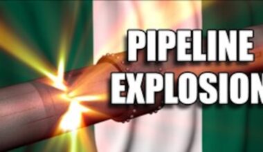 Pipeline explosion after attempted robbery of petroleum products