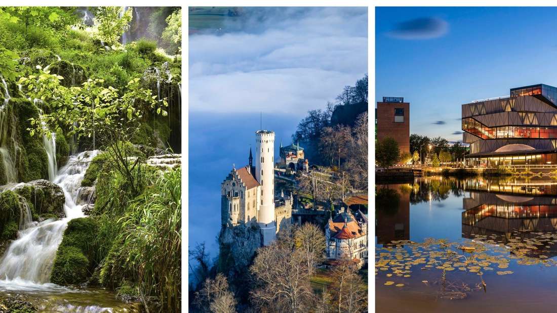 Uracher Wasserfälle, Schloss Lichtenstein und Experimenta Heilbronn