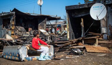 4 children among 5 dead as fire sweeps through Slovakia slum