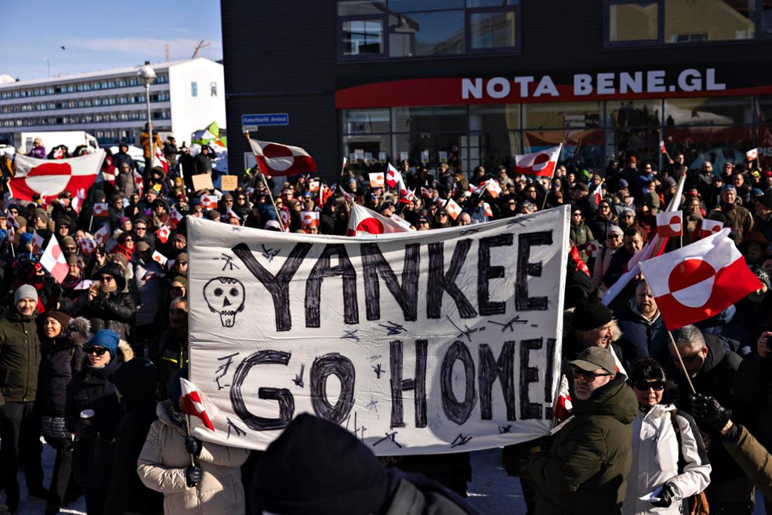 Protest in Grönland