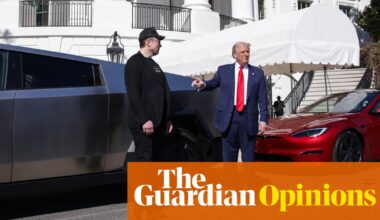 A president touting Musk’s cars from the White House shows this: the Tesla boycott really irks him | Gaby Hinsliff
