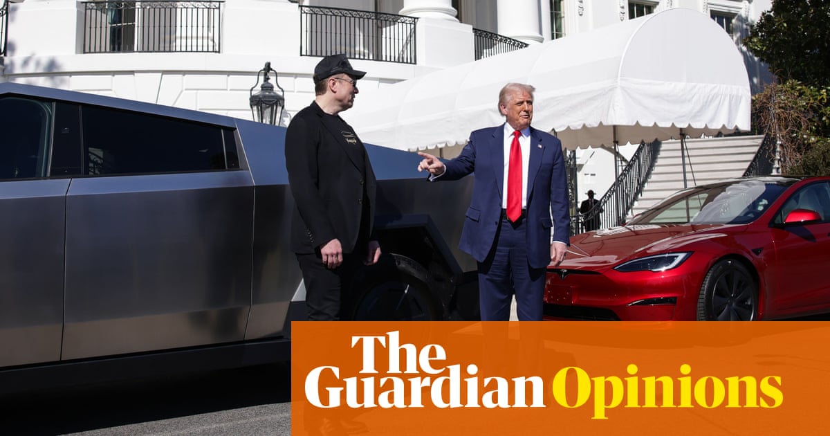 A president touting Musk’s cars from the White House shows this: the Tesla boycott really irks him | Gaby Hinsliff