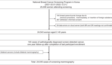 Artificial intelligence for breast cancer screening in mammography (AI-STREAM): preliminary analysis of a prospective multicenter cohort study