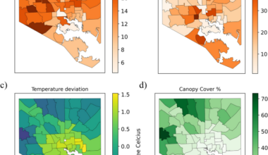 Distributional outcomes of urban heat island reduction pathways under climate extremes