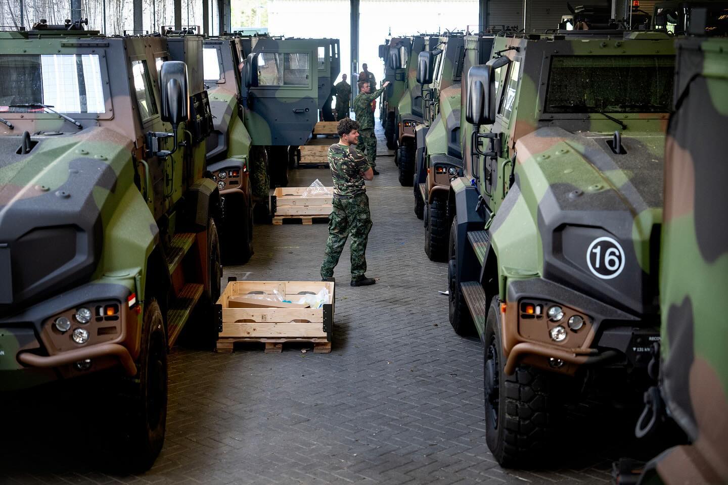 Manticore armored vehicles of the Royal Netherlands Army. May 2024. Source: Royal Netherlands Army