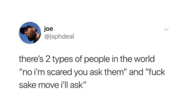 Two types of people 😂