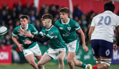 Ireland looking for second win in U20 Six Nations campaign against Italy