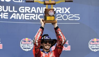 Pecco Bagnaia erster Sieg auf dem Circuit of the Americas