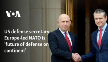 Europe-led NATO is 'future of defense on continent'  