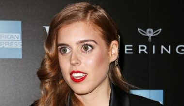 Princess Beatrice shows off pregnancy glow in silky bump-skimming dress