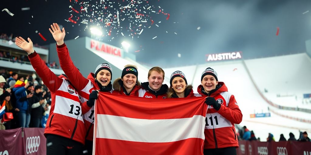 Austria Triumphs Over Slovenia to Claim Planica Team Title