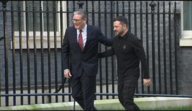 King Charles will meet with Zelenskyy tomorrow; Starmer meets him and expresses full support