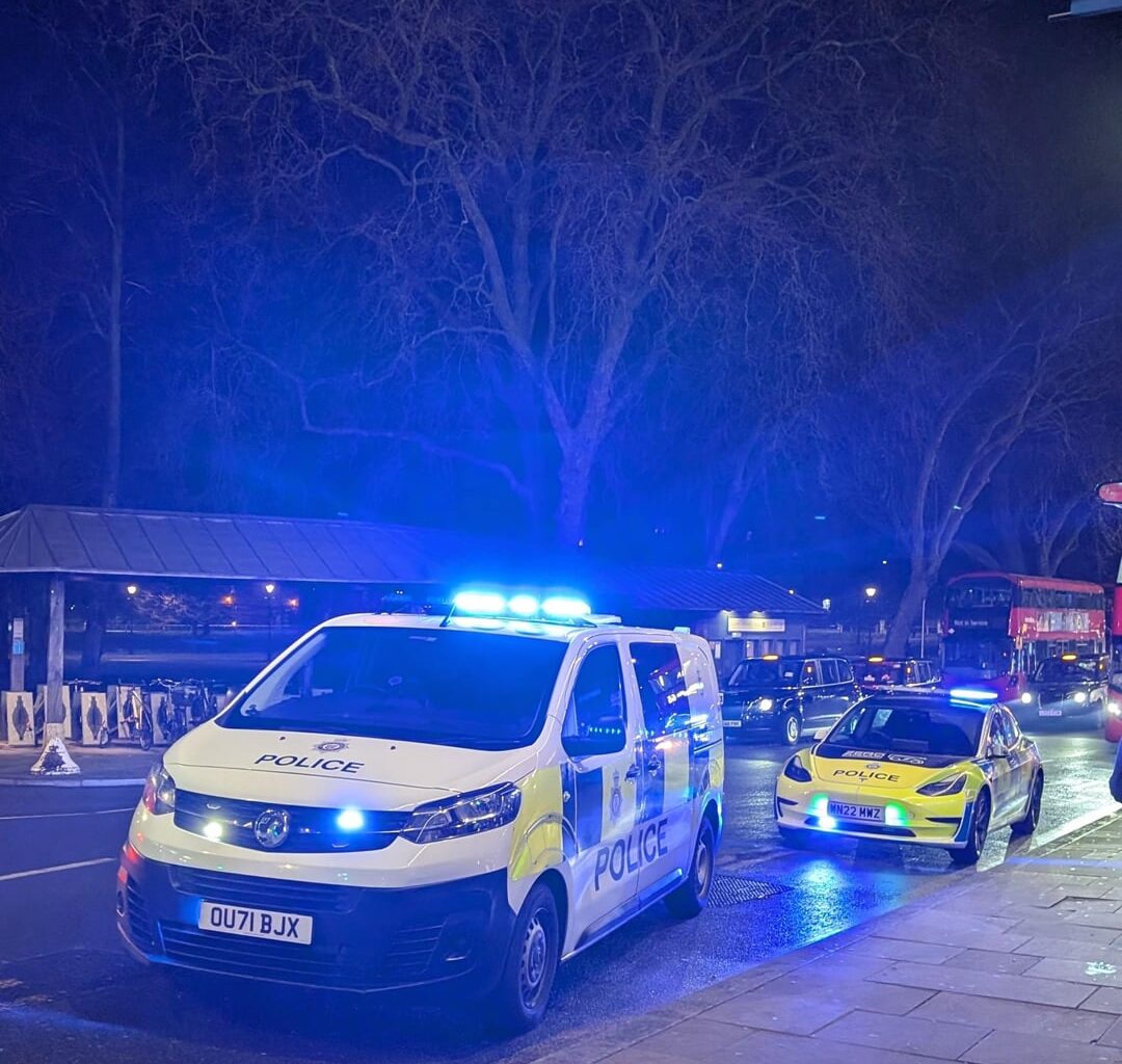 Spotted a Tesla police car in London