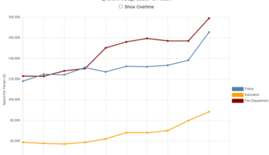 [OC] Boston Employee Salaries By Department (2015-2024)