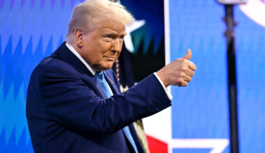 How Trump has talked about stock market gyrations since his election win