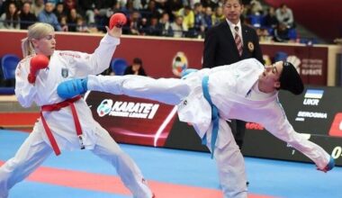Iran come third at Karate 1-Premier League