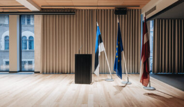 Inside the new Estonian embassy in Riga, Latvia. Photo by Tõnu Tunnel, the Estonian foreign ministry.