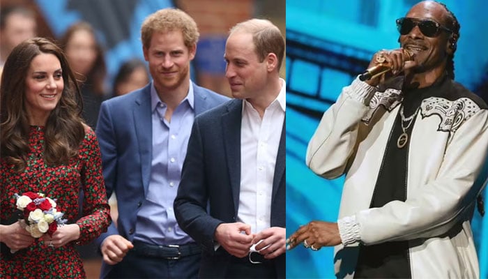 Snoop Dogg feels same as Kate Middleton regarding Prince Harry, Williams reunion
