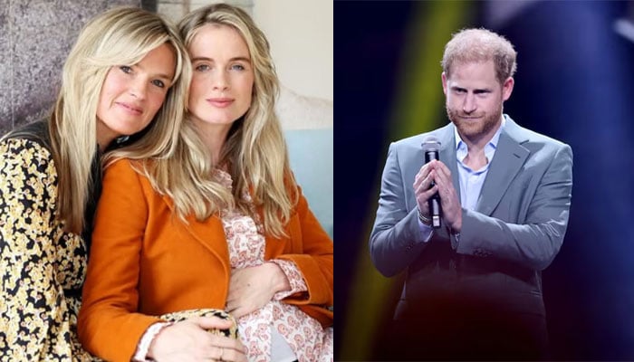 Prince Harrys former girlfriend flaunts her baby bump amid second pregnancy
