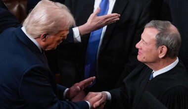 Trump Rages at 'Sleazebag Journalists' For Exposing 'Hot Mic' Comment He Made to Chief Justice Roberts