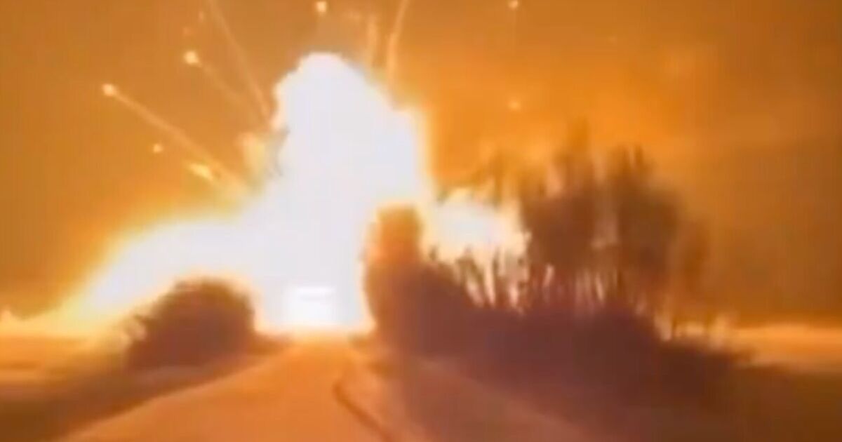 Russia burns as Ukraine launches huge drone blitz in retaliation for Putin missile strikes | World | News