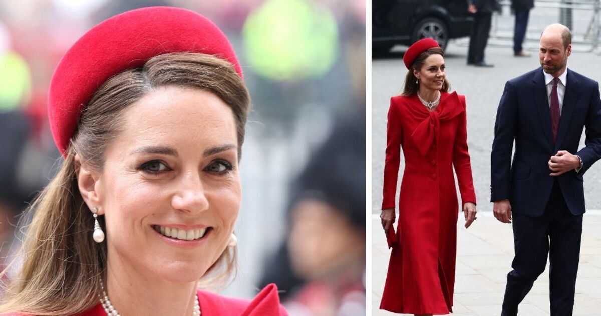 Princess Kate wows in red as she joins Prince William for Commonwealth | Royal | News