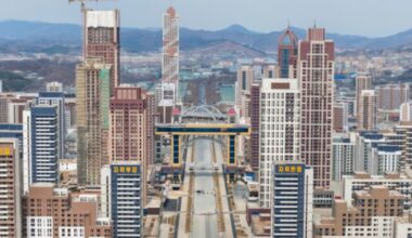 North Korea unveils 'beautiful' new high-rise neighbourhood as tourism halted | World | News