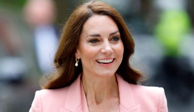 Kate Middleton’s pink gingham blouse is back this spring