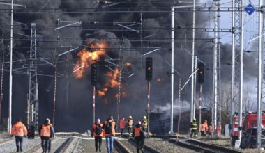 Freight train derails in Czech Republic, causing major chemical fire | News